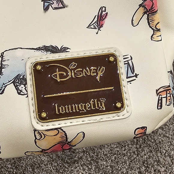 Loungefly Disney Winnie Pooh Character Cream & Brown Print Backpack - Picture 11 of 16